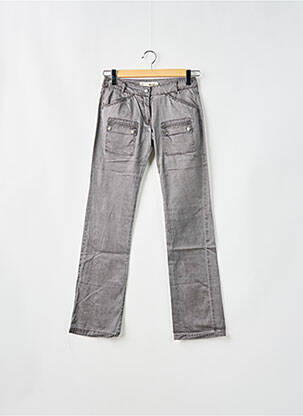 Pantalon droit poches taille basse gris SESSUN femme