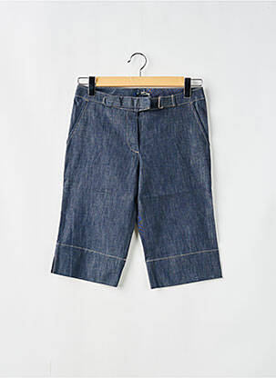 Corsaire tissage denim taille normale bleu SCHOOL RAG femme