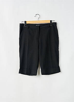 Bermuda taille à pinces taille normale noir UNION SQUARE femme