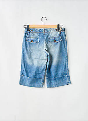Bermuda coupe droite taille normale bleu ACQUAVERDE femme