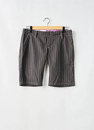 Bermuda taille basse taille basse gris FREEMAN T.PORTER femme