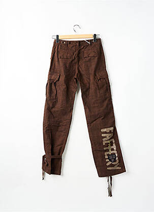 Pantalon cargo poches marron SCHOOL RAG femme