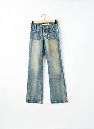 Jeans coupe droite poches bleu SCHOOL RAG femme