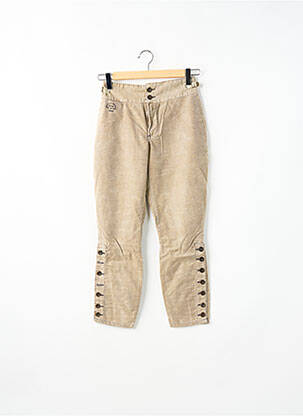 Pantalon slim poches beige SCHOOL RAG femme