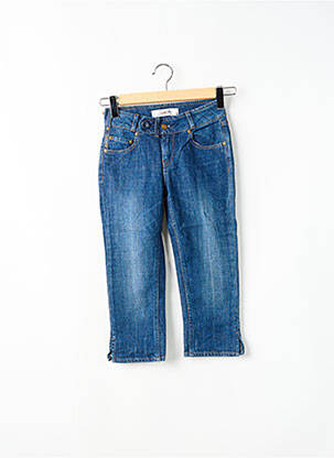 Corsaire tissage denim taille basse bleu SCHOOL RAG femme