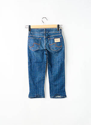 Corsaire tissage denim taille basse bleu SCHOOL RAG femme