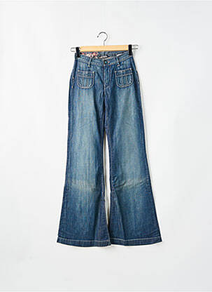 Jean coupe flare poches bleu TEDDY SMITH femme