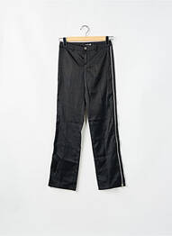 Pantalon droit fermeture zippée sous rabat boutonné noir TEDDY SMITH femme