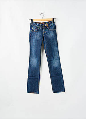 Jeans coupe slim poches bleu TEDDY SMITH femme