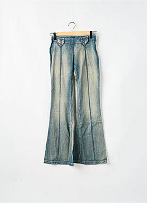 Jeans bootcut tissage denim bleu TEDDY SMITH femme