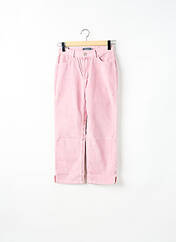 Pantalon droit rose SCHOOL RAG pour femme seconde vue