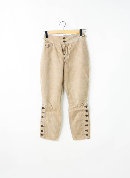 Pantalon slim poches beige SCHOOL RAG femme