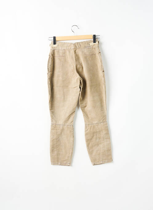 Pantalon slim poches beige SCHOOL RAG femme