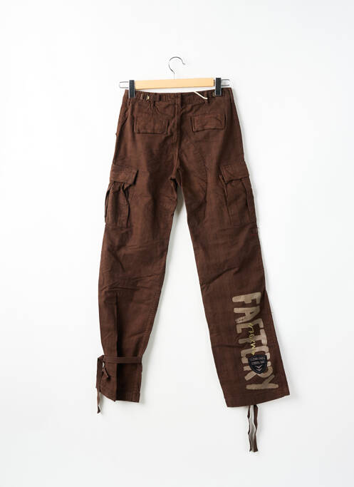 Pantalon cargo marron SCHOOL RAG pour femme