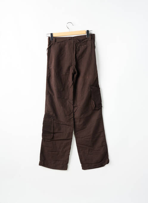 Pantalon cargo marron SCHOOL RAG pour femme