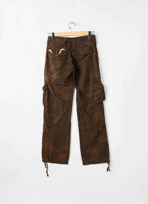 Pantalon cargo marron TEDDY SMITH pour femme