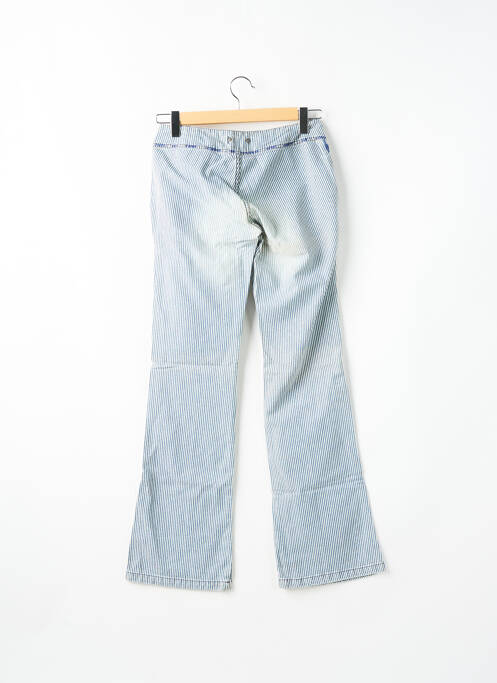 Pantalon droit bleu TEDDY SMITH pour femme