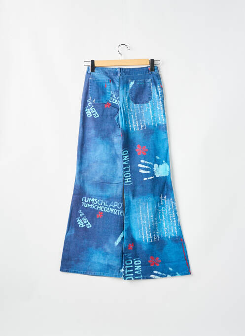 Pantalon flare bleu SCHOOL RAG pour femme