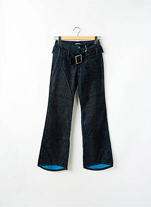 Pantalon flare stretch taille normale bleu SCHOOL RAG femme