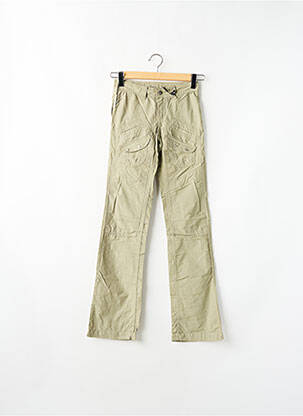 Pantalon slim taille basse taille basse vert SCHOOL RAG femme
