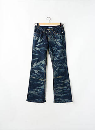 Jeans bootcut stretch taille basse bleu SCHOOL RAG femme