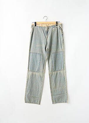 Jeans coupe droite stretch taille basse bleu SCHOOL RAG femme