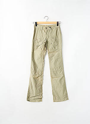Pantalon cargo slim taille normale vert SCHOOL RAG femme