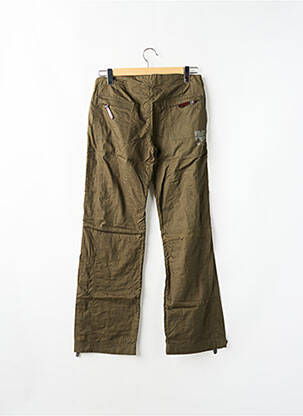 Pantalon flare taille basse taille basse vert TEDDY SMITH femme