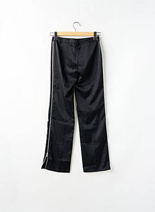 Pantalon droit fermeture zippée sous rabat boutonné taille normale noir TEDDY SMITH femme