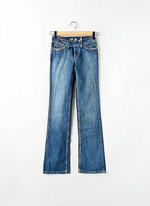 Jeans bootcut stretch taille basse bleu TEDDY SMITH femme