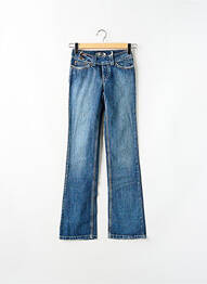 Jeans bootcut stretch taille basse bleu TEDDY SMITH femme