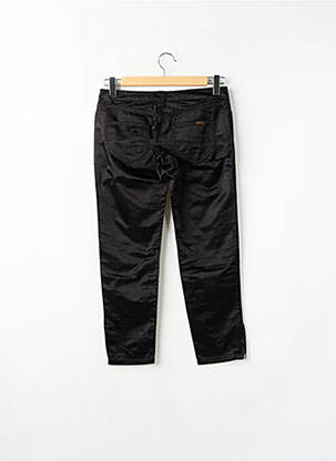 Pantalon 7/8 fermeture zippée sous rabat boutonné taille basse noir TEDDY SMITH femme