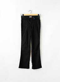 Pantalon flare tissage popeline noir TEDDY SMITH INDUSTRY fille