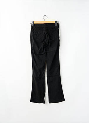 Pantalon flare tissage popeline noir TEDDY SMITH INDUSTRY fille