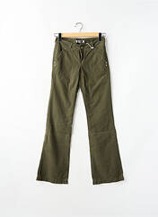 Pantalon flare vert TEDDY SMITH pour femme seconde vue