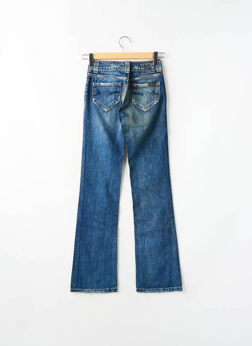 Jeans bootcut stretch taille basse bleu TEDDY SMITH femme