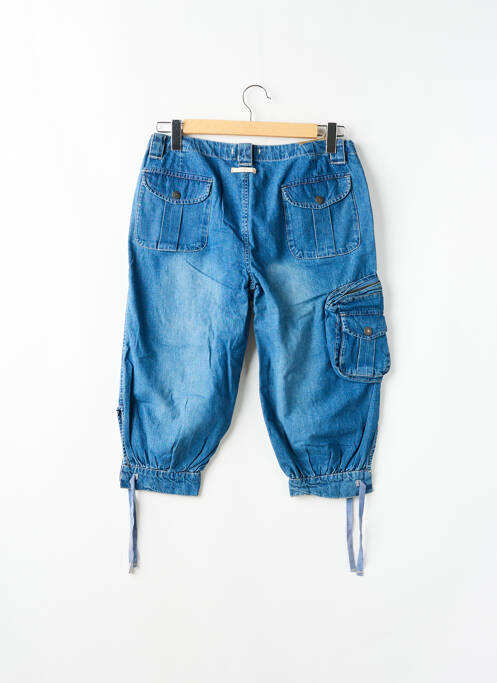 Pantacourt bleu TEDDY SMITH pour femme