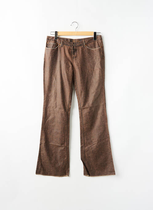 Pantalon flare marron TEDDY SMITH pour femme