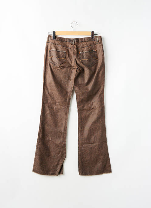 Pantalon flare marron TEDDY SMITH pour femme