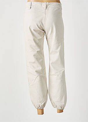 Pantalon 7/8 tissage popeline taille normale gris BE YOU K femme