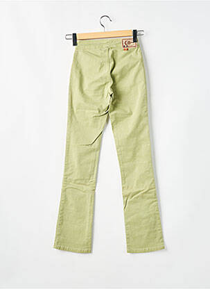 Jeans coupe slim stretch taille haute vert CIMARRON femme