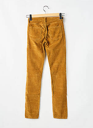 Pantalon slim taille basse taille basse jaune FIVE PM femme