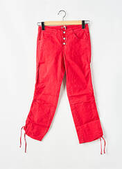 Pantalon 7/8 rouge CIMARRON pour femme seconde vue