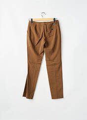 Pantalon chino marron LEON & HARPER pour femme seconde vue