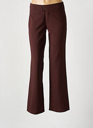 Pantalon droit marron CIMARRON pour femme