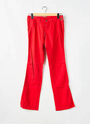 Pantalon droit rouge CIMARRON pour femme seconde vue