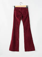 Pantalon flare rouge FIVE PM pour femme seconde vue