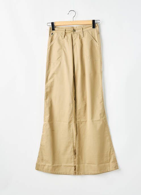 Pantalon flare taille basse taille basse vert LOIS femme