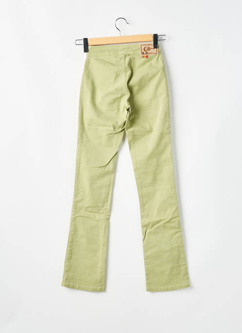 Jeans coupe slim vert CIMARRON pour femme