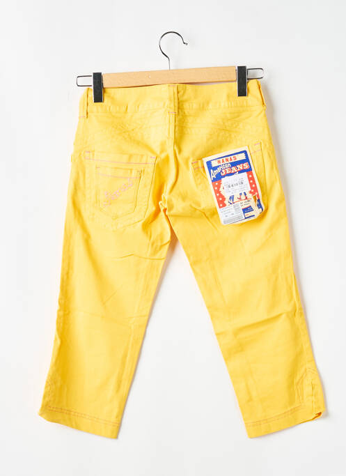 Pantacourt jaune CIMARRON pour femme